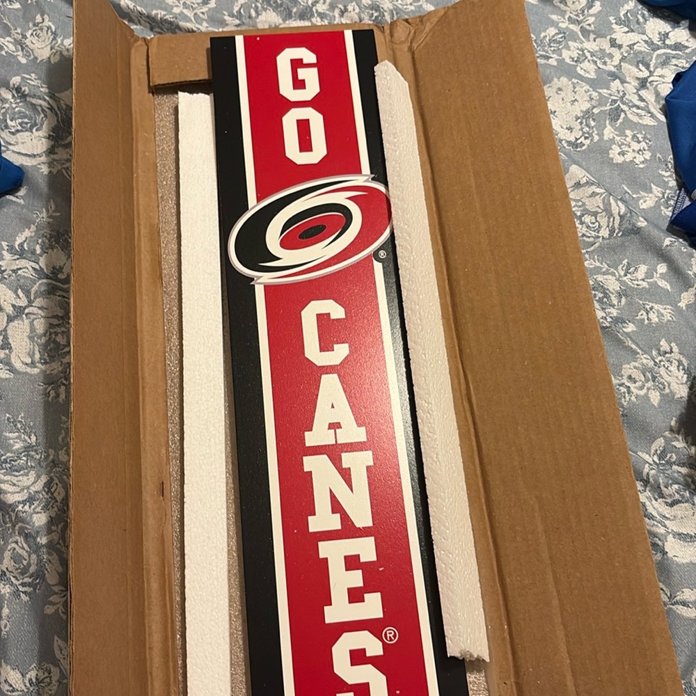 Carolina hurricanes sign